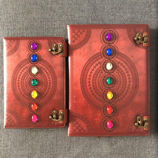 7 Chakra Stone Sketch Journal