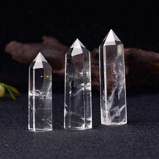 Clear Quartz Tower Point Wands