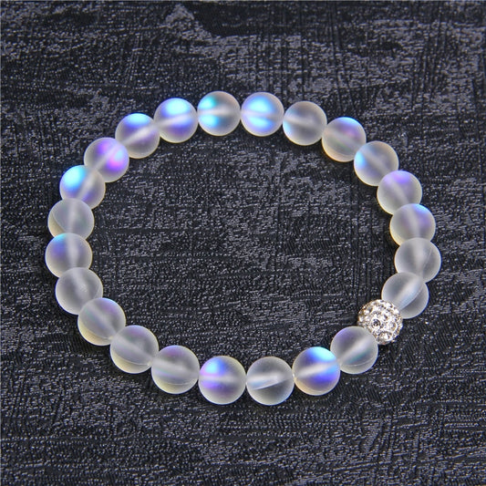 Moonstone Beaded Bracelet